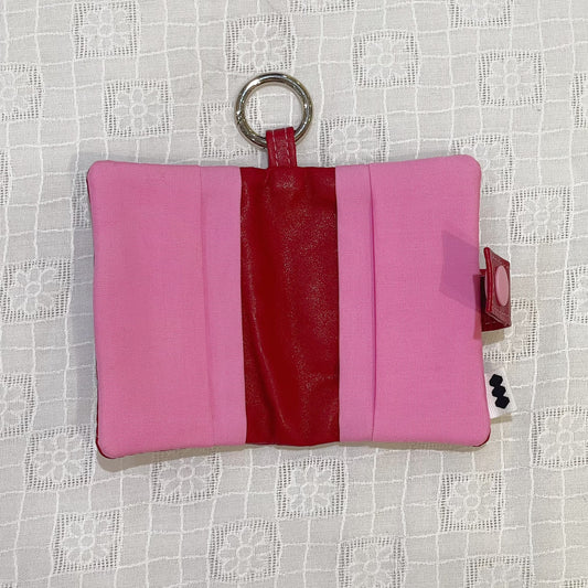 Lucky Card Book / pink x red / カードケース