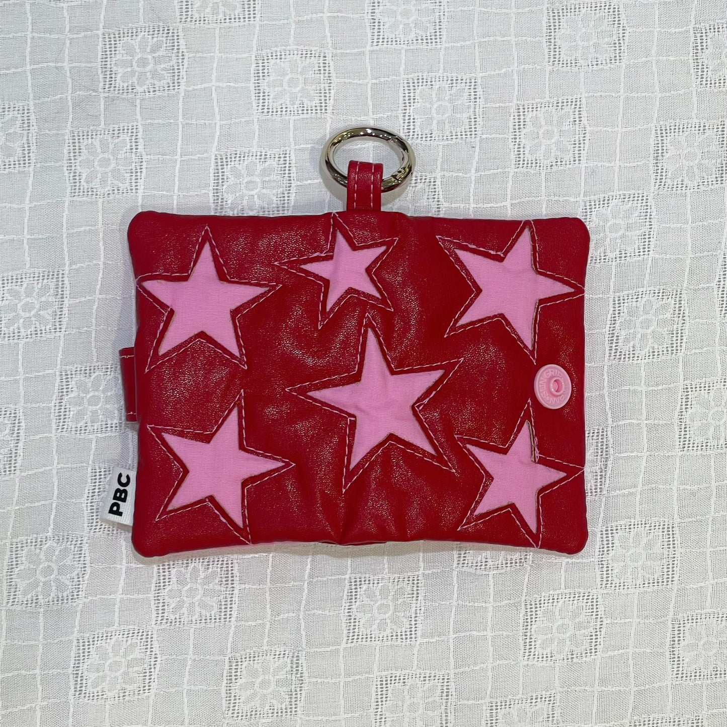 Lucky Card Book / pink x red / カードケース