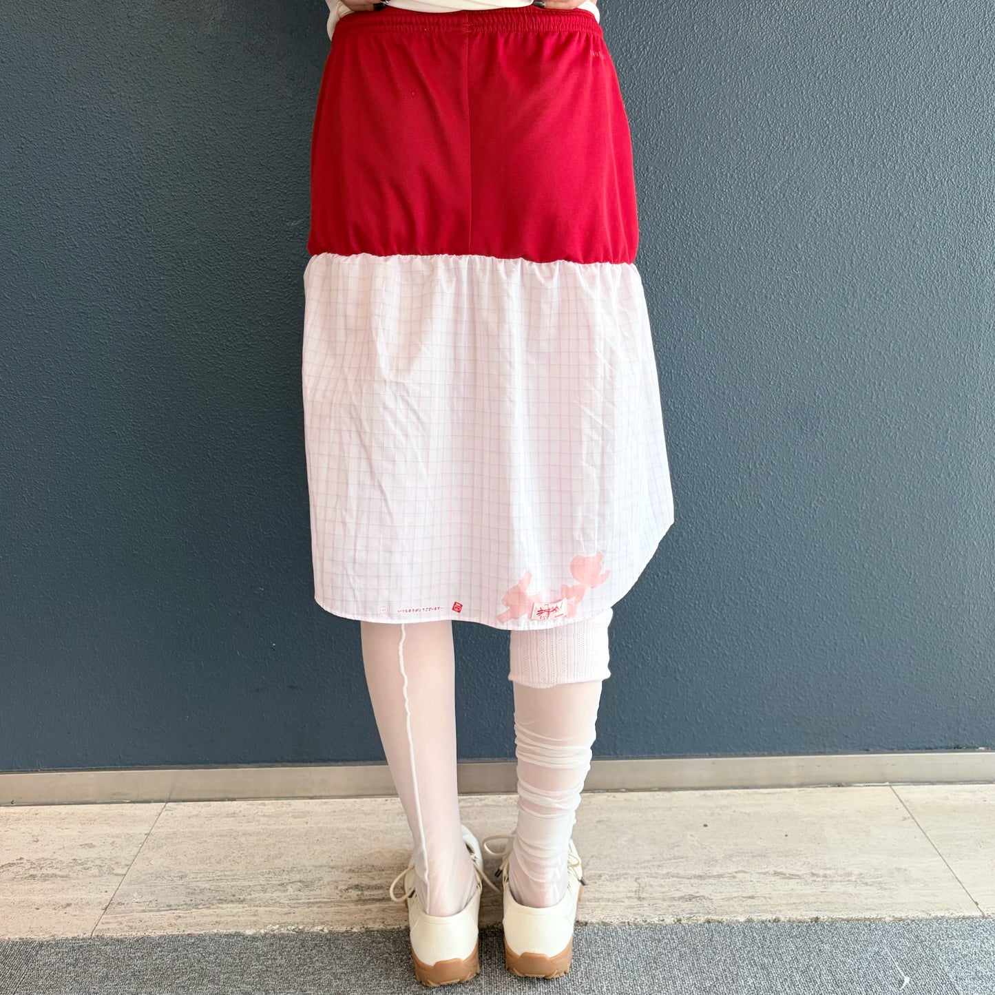 まにあうかもしれない skirt / Red / 切り替えスカート