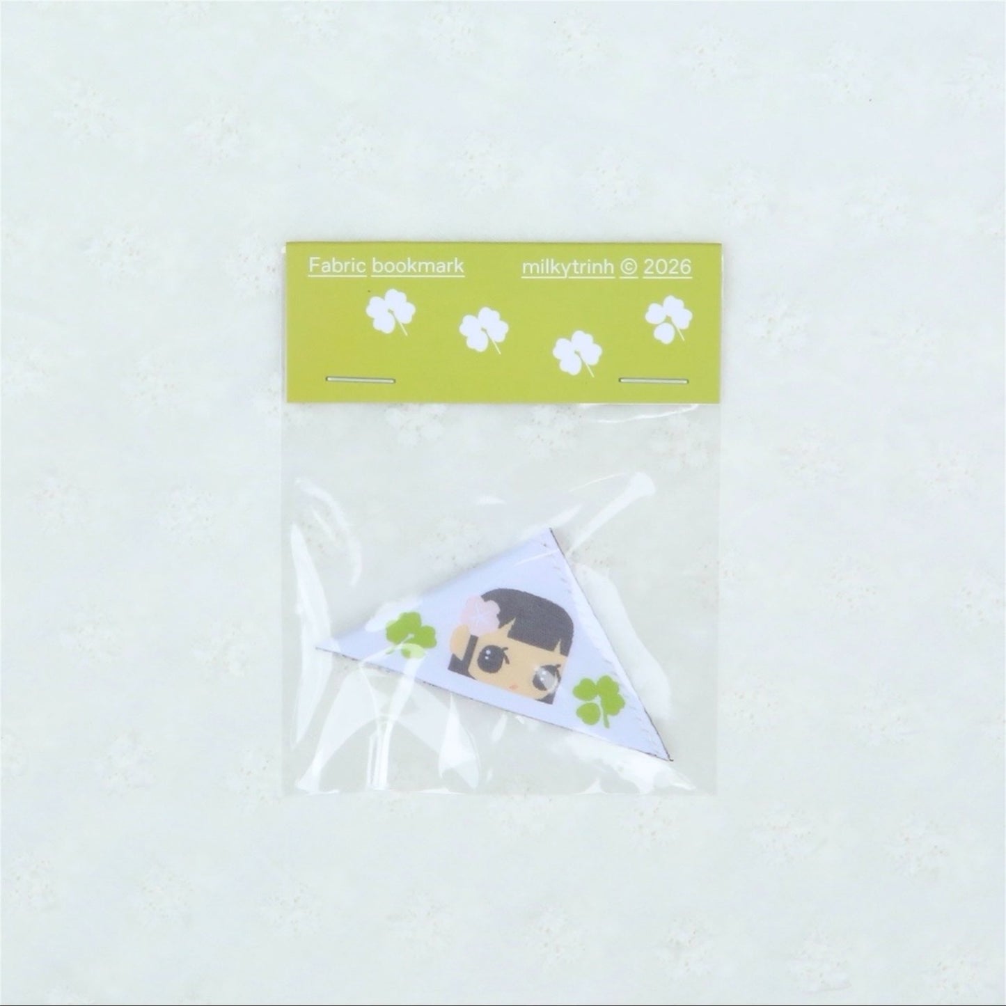 【milkytrinh】farbic bookmark / しおり