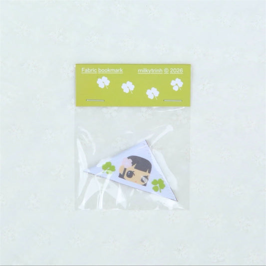 【milkytrinh】farbic bookmark / しおり
