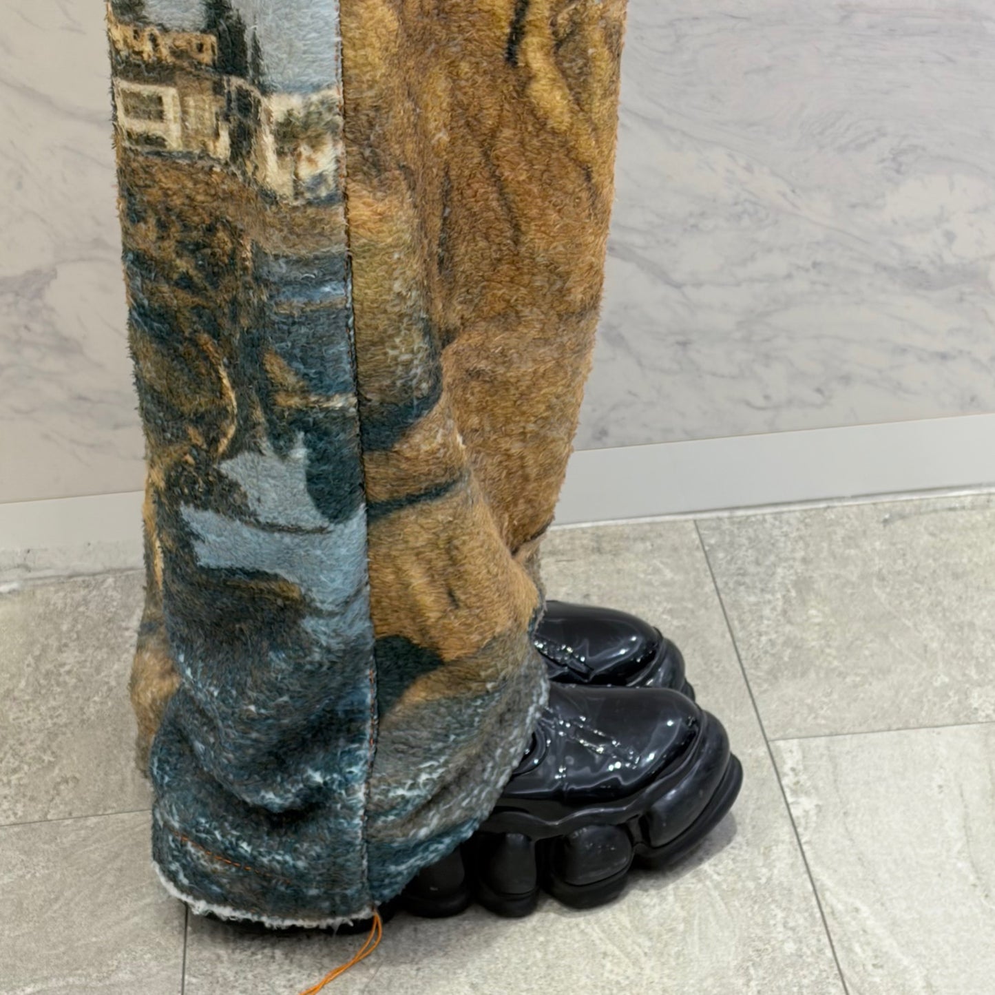 boa print pants / 風景 / ボアプリントパンツ