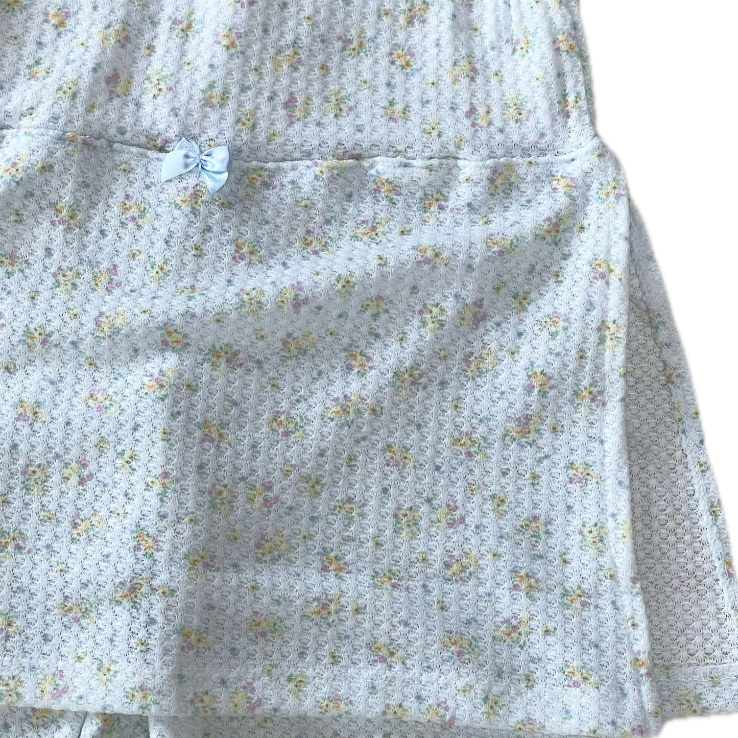 [fa.er.ie] flower jacquard skirt pants / sky blue / フラワージャガードスカートパンツ