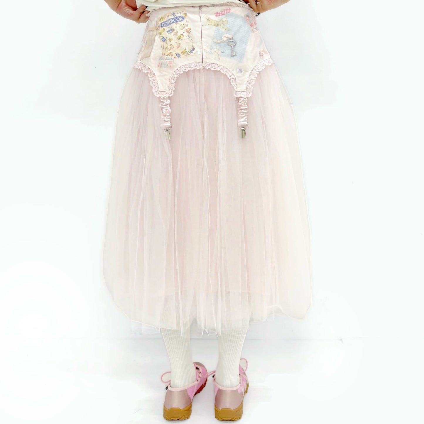 Anette Garter Tutu Skirt / Pink / ガーターベルト付きチュチュスカート