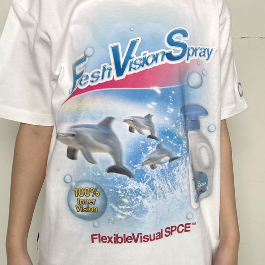 FreshVisionSpray / WHITE / グラフィックTシャツ
