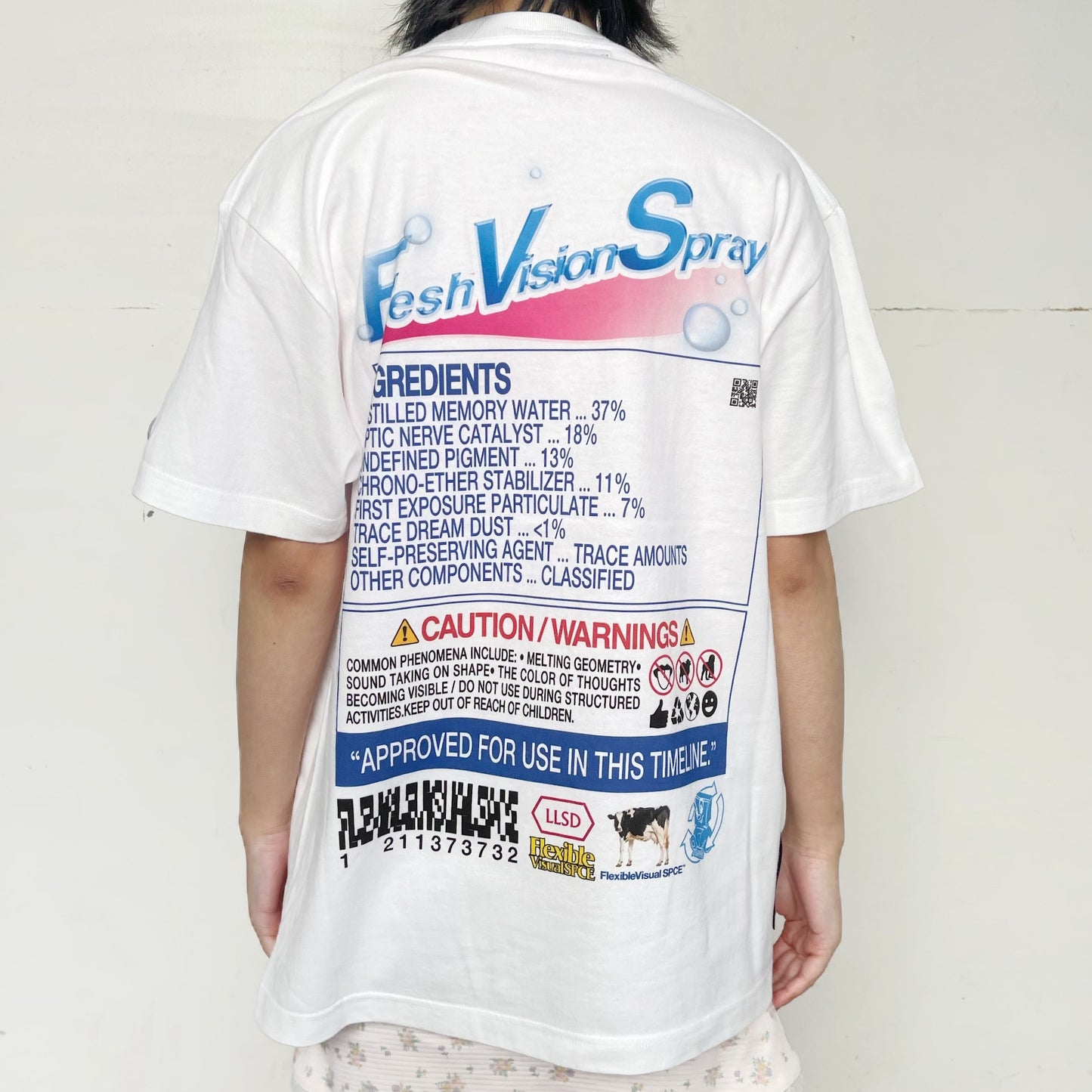 FreshVisionSpray / WHITE / グラフィックTシャツ