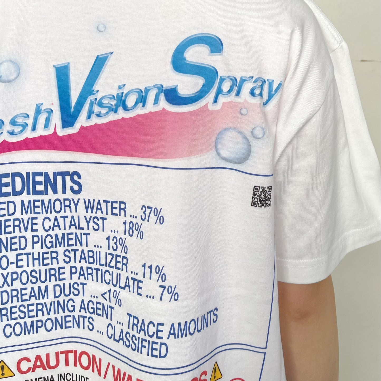 FreshVisionSpray / WHITE / グラフィックTシャツ