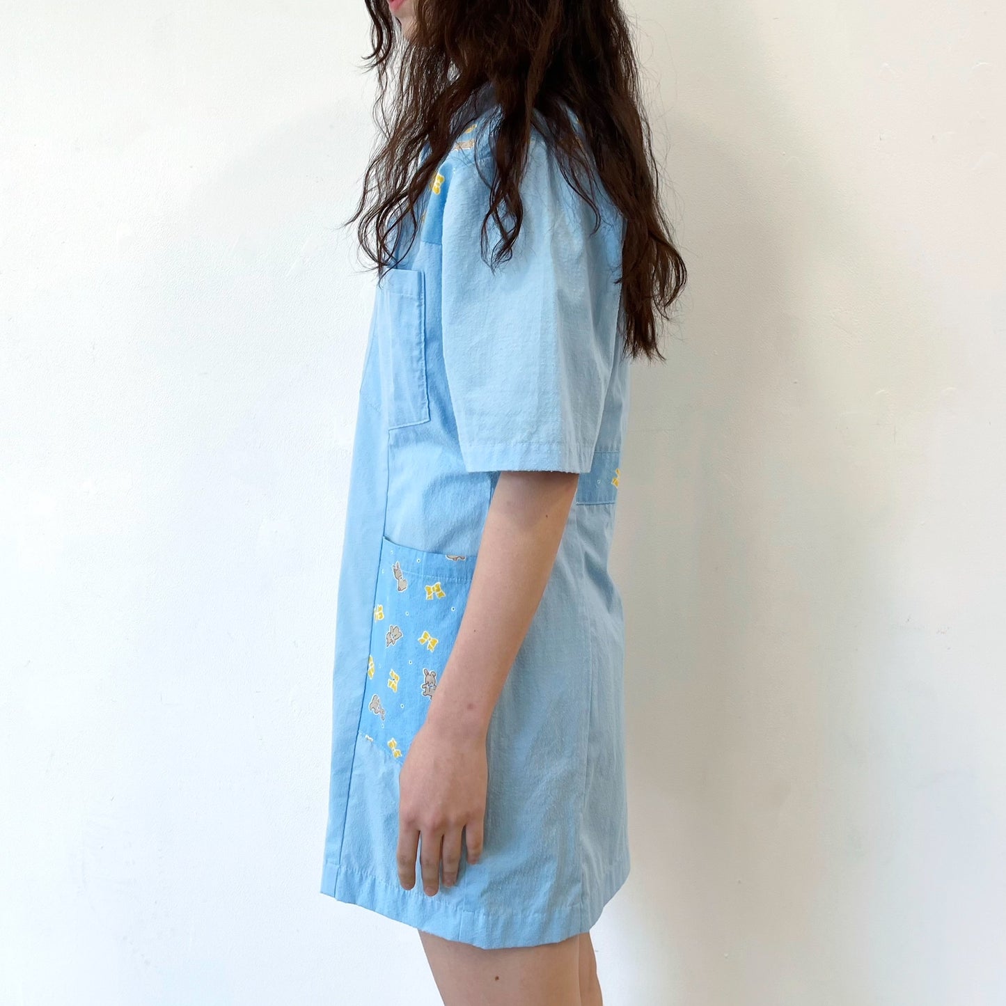 DINER GIRL DRESS / BLUE / シャツワンピース