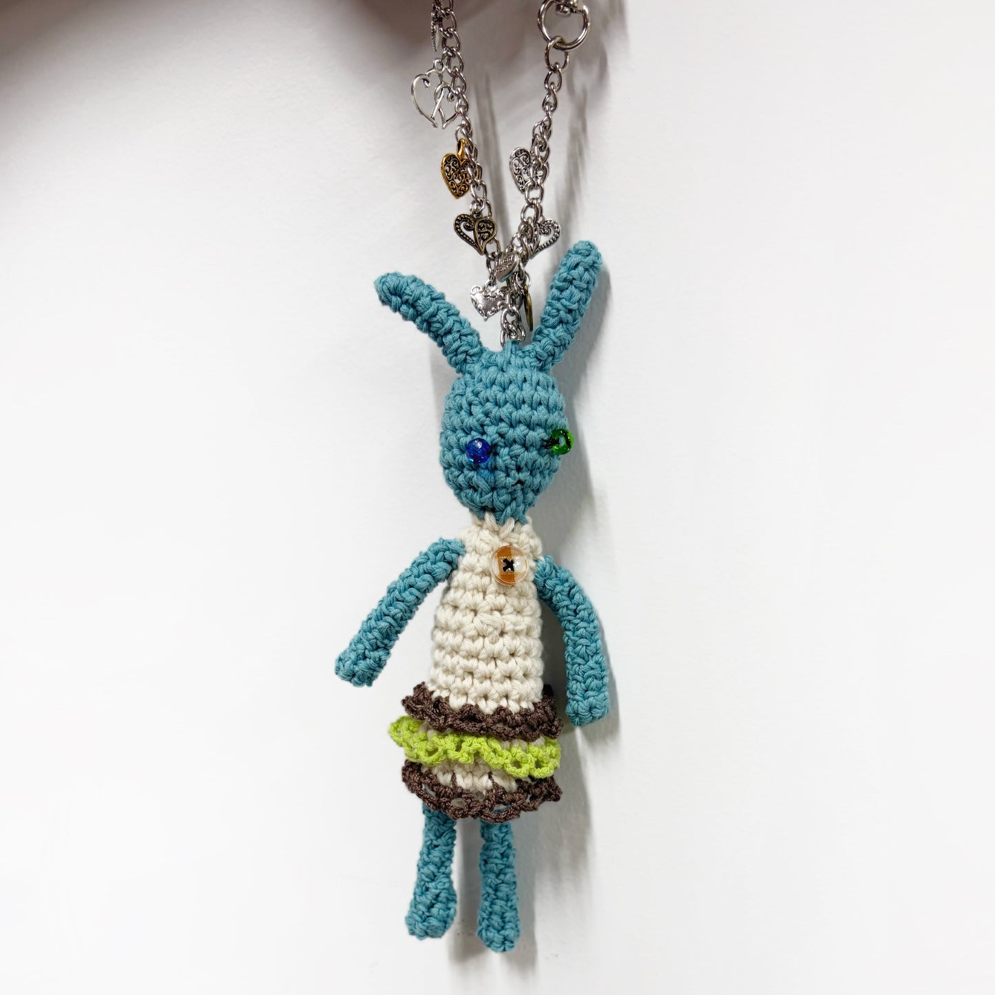 Amigurumi chain / rabbit / 編みぐるみキーチェーン