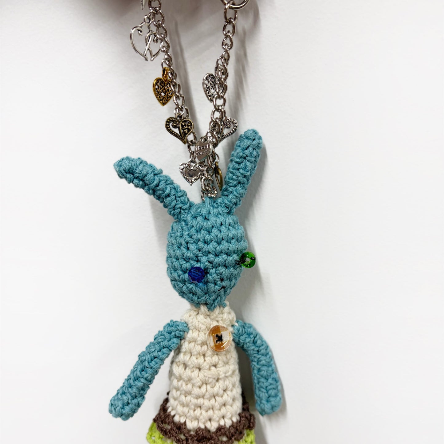 Amigurumi chain / rabbit / 編みぐるみキーチェーン