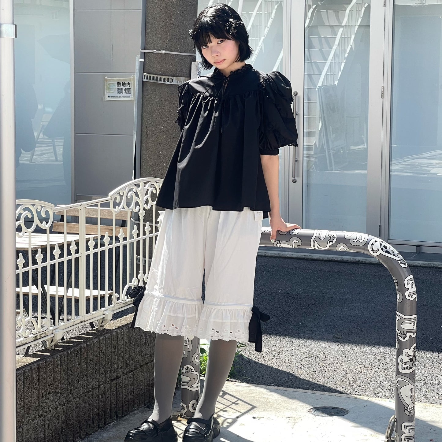 【SHEEP LIMITED】lace blouse / black / レースブラウス