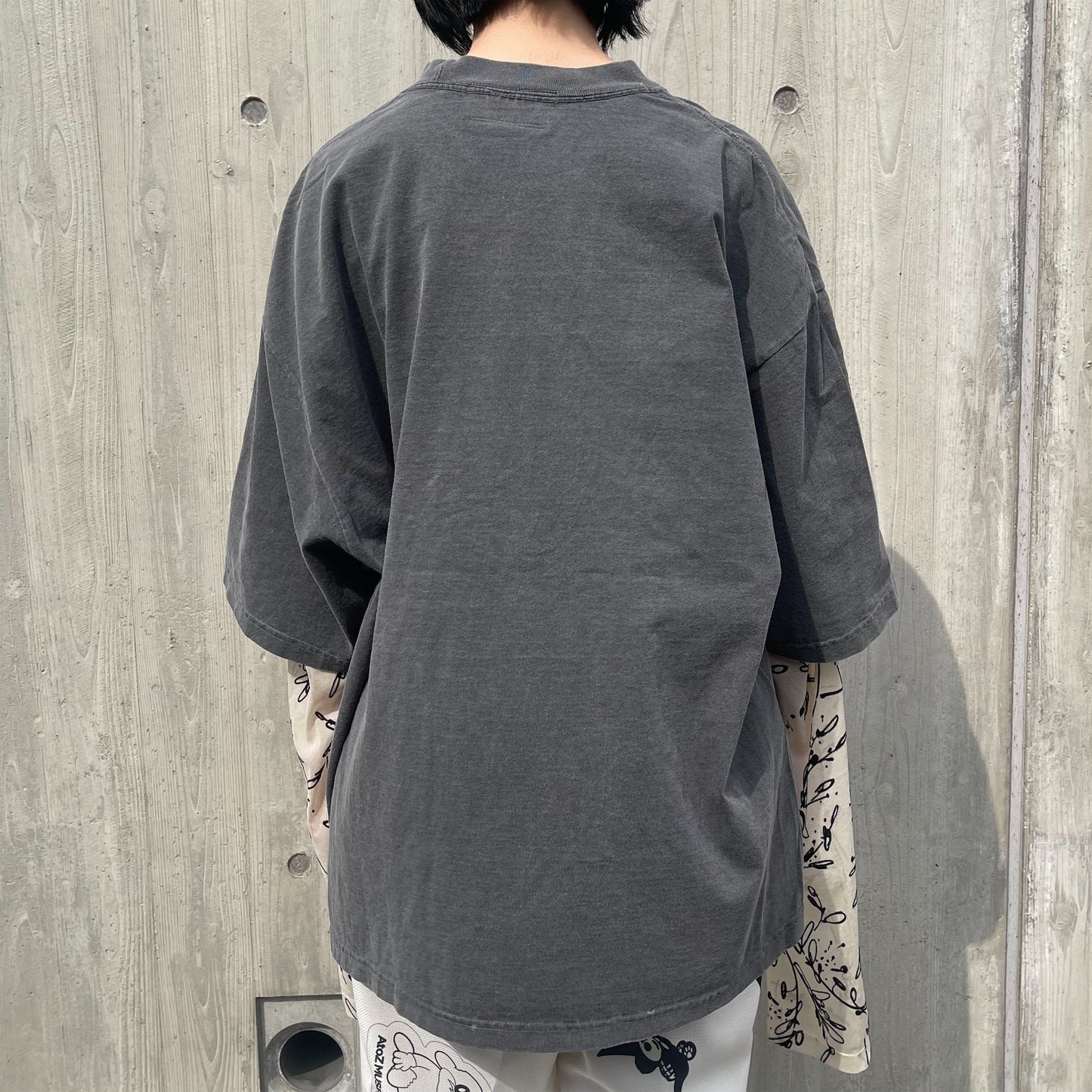 TEE/PHOTOCHROMIC/ATOZ / GRAY / プリントTシャツ