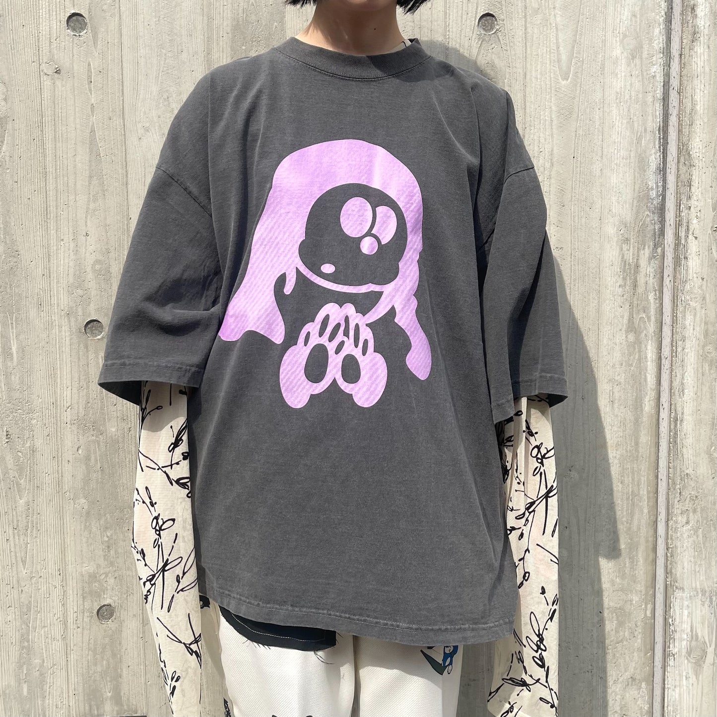 TEE/PHOTOCHROMIC/ATOZ / GRAY / プリントTシャツ