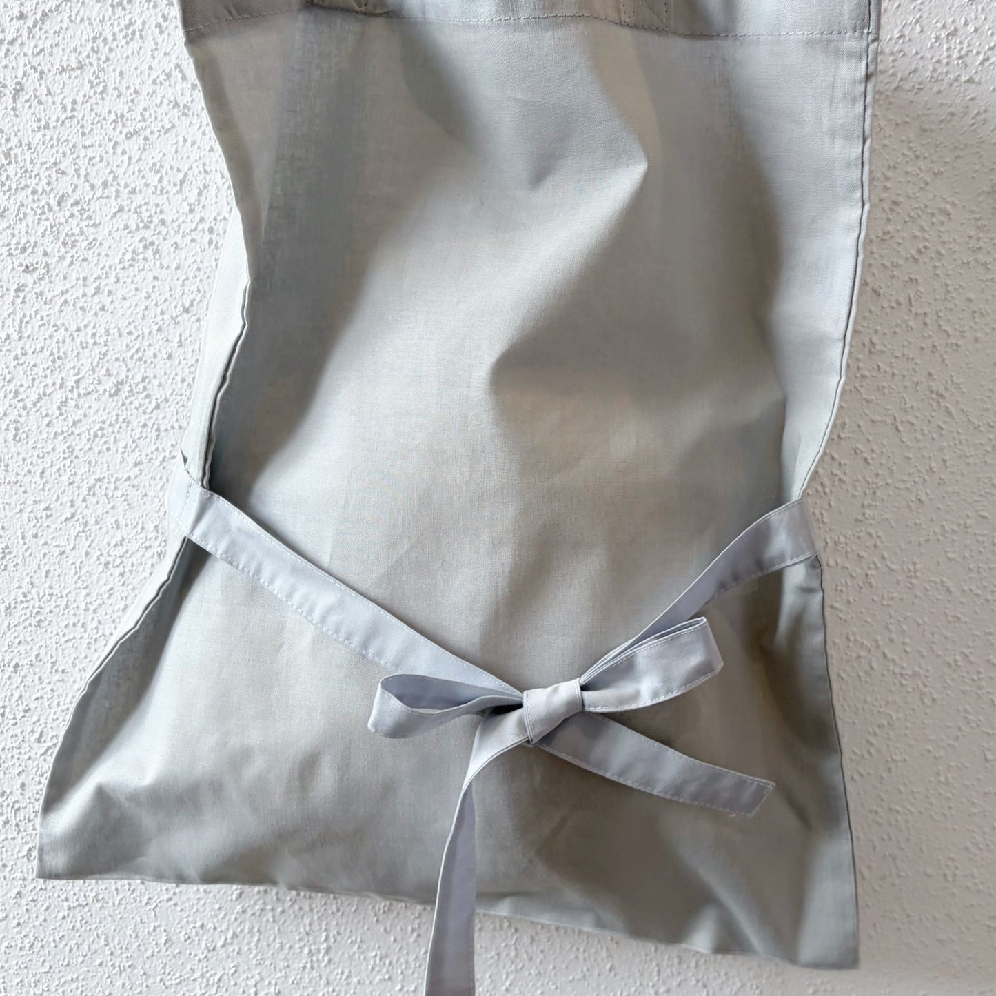 Frill Apron Tote Bag / Ice grey / BIRDMANコラボレーショントートバッグ