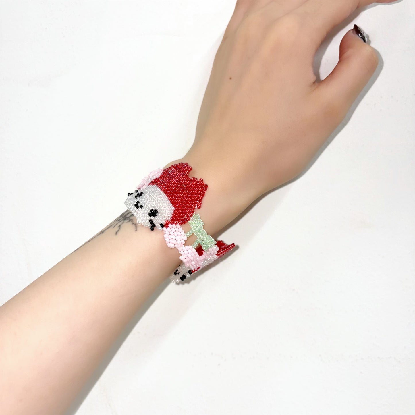 [X YOUNGART] CHERRY PET Beads Bracelet / ビーズブレスレット