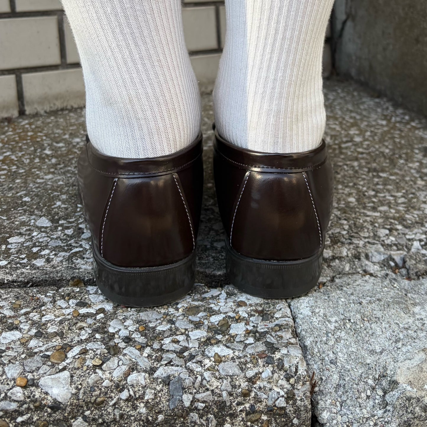 SIIILON×HARUTA Memory Loafer】flashree / Brown / キルトローファー