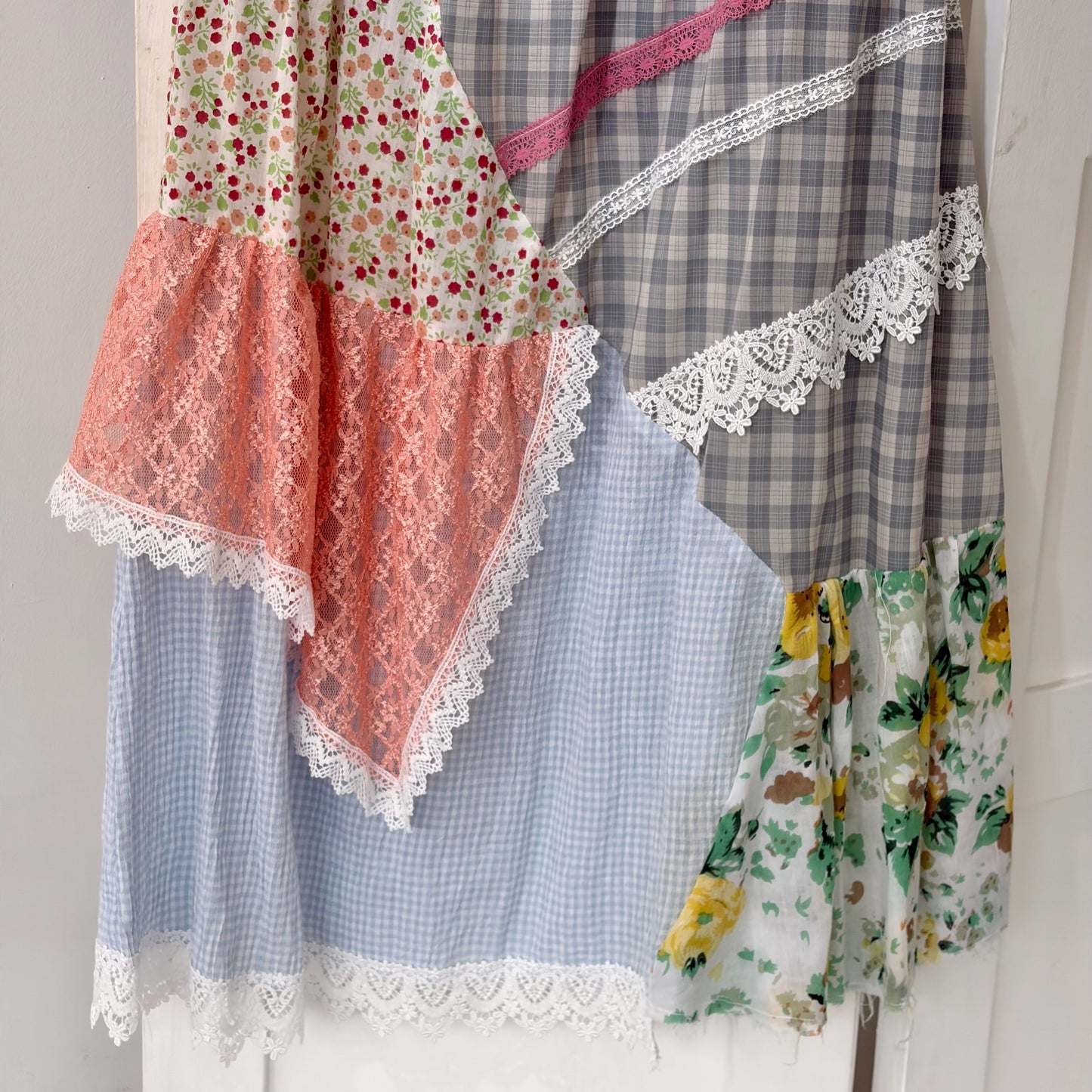 Crazy skirt / Flower Mix / アシンメトリースカート