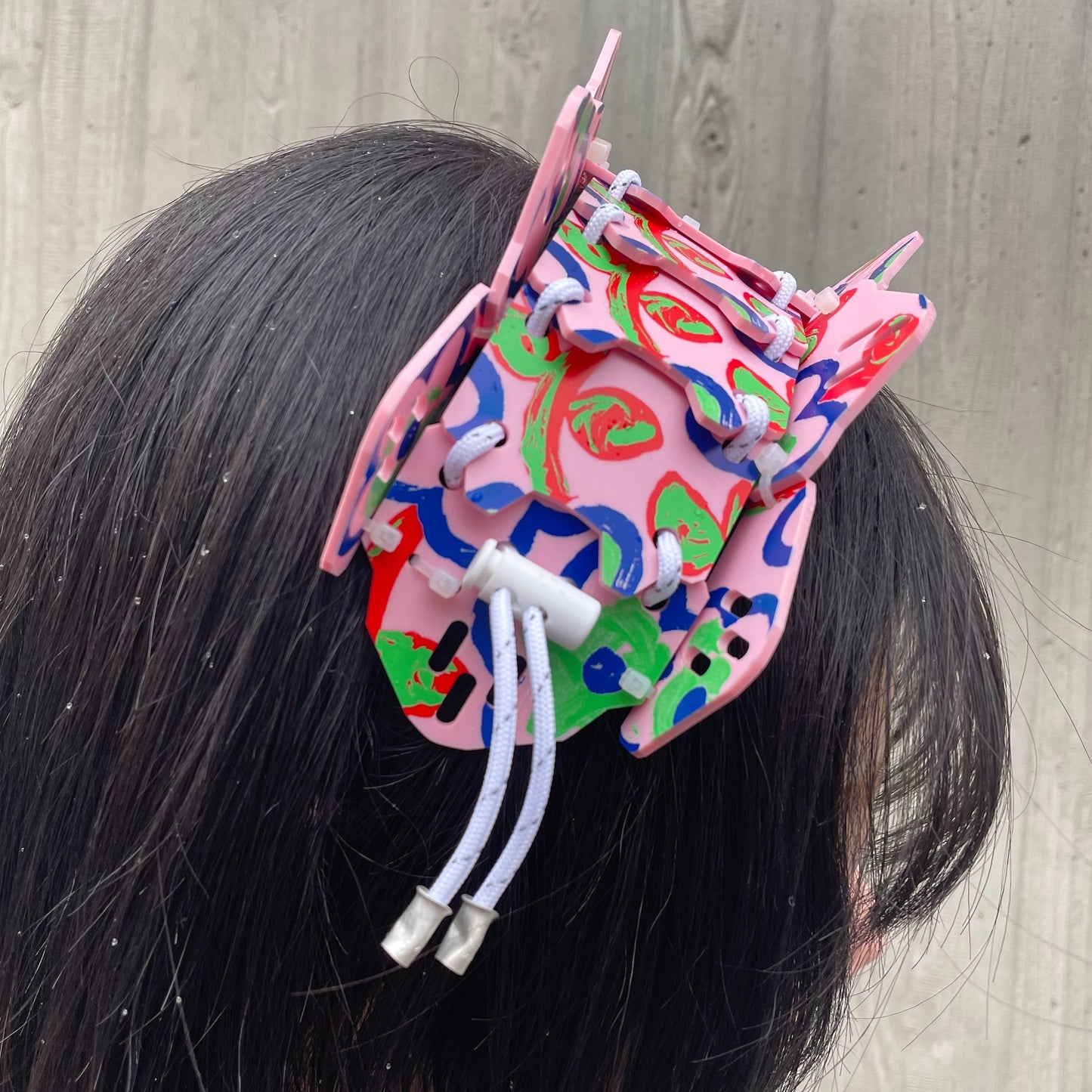 ARMORED HEADDRESS UNIT-03 KIDILL MODEL KIDILL × CTCTYO / PINK FLOWER / ヘッドドレス / 中央庁戦術工芸コラボレーション