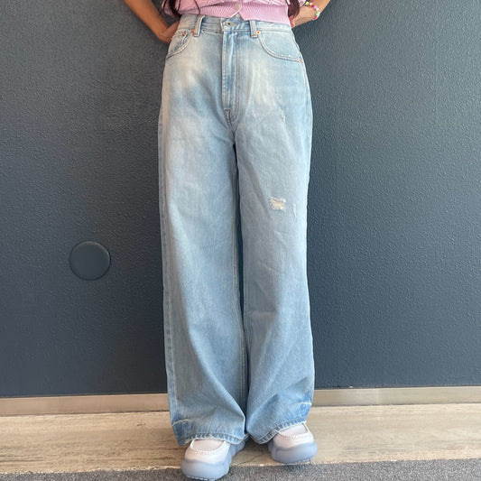 Gigi denim pants / Light blue / ライトブルーデニム