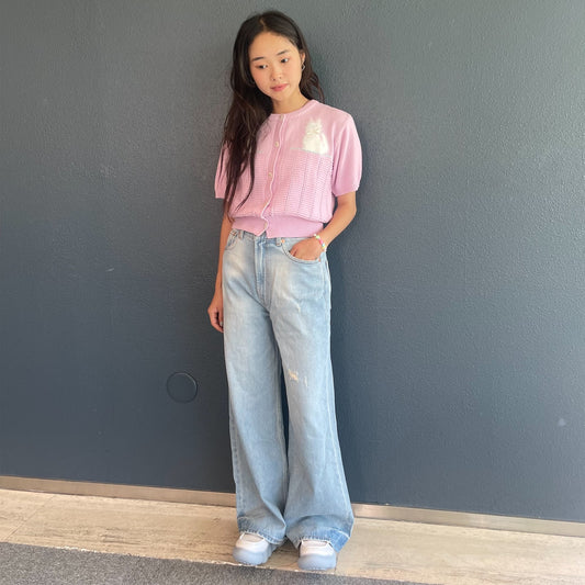 Gigi denim pants / Light blue / ライトブルーデニム