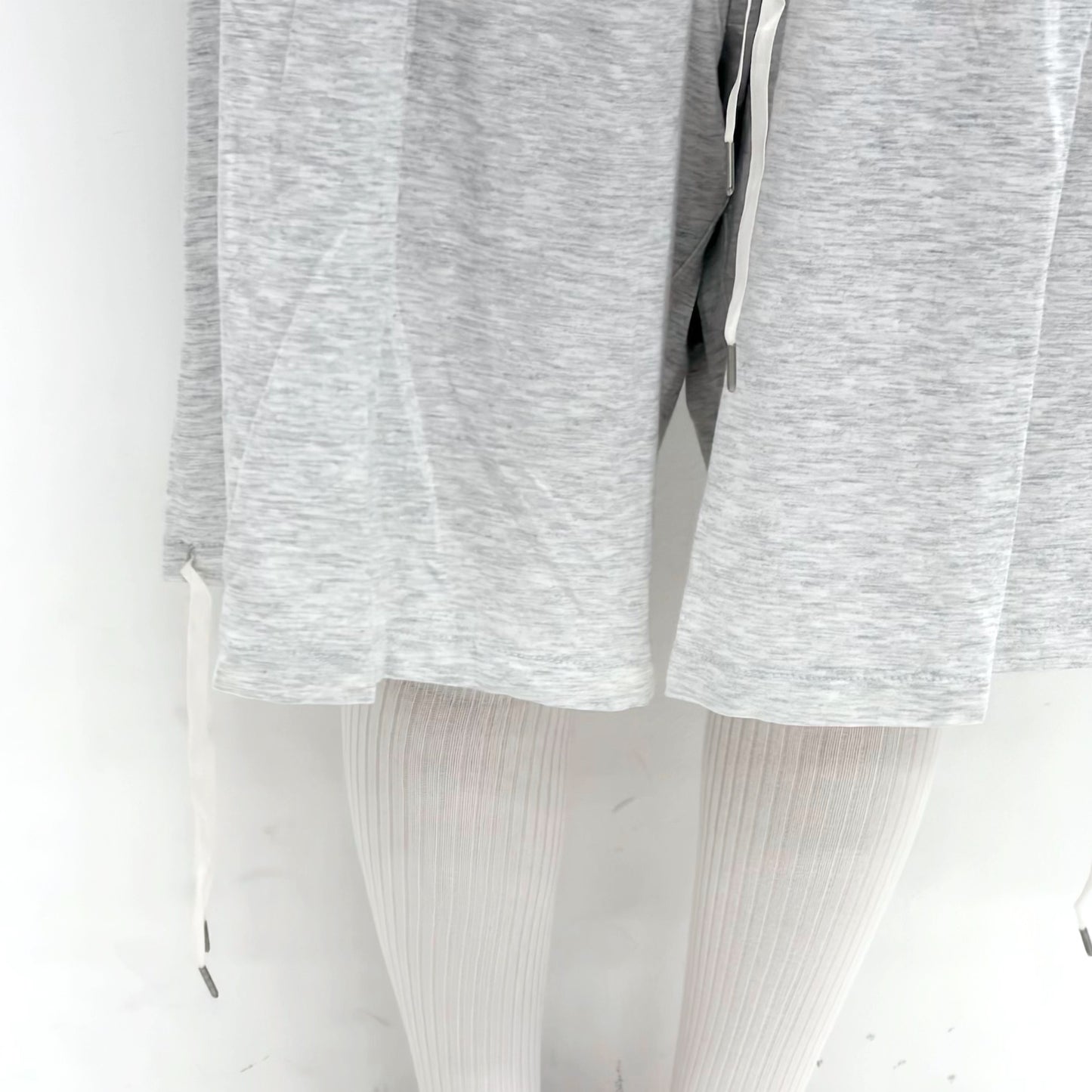 [fa.er.ie] lace-up half pants / light melange / レースアップハーフパンツ