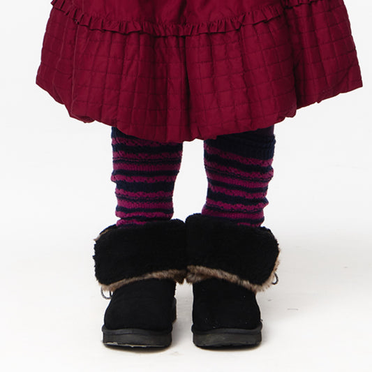 STRIPED MORI KNEE SOCKS / NAVY / ストライプソックス