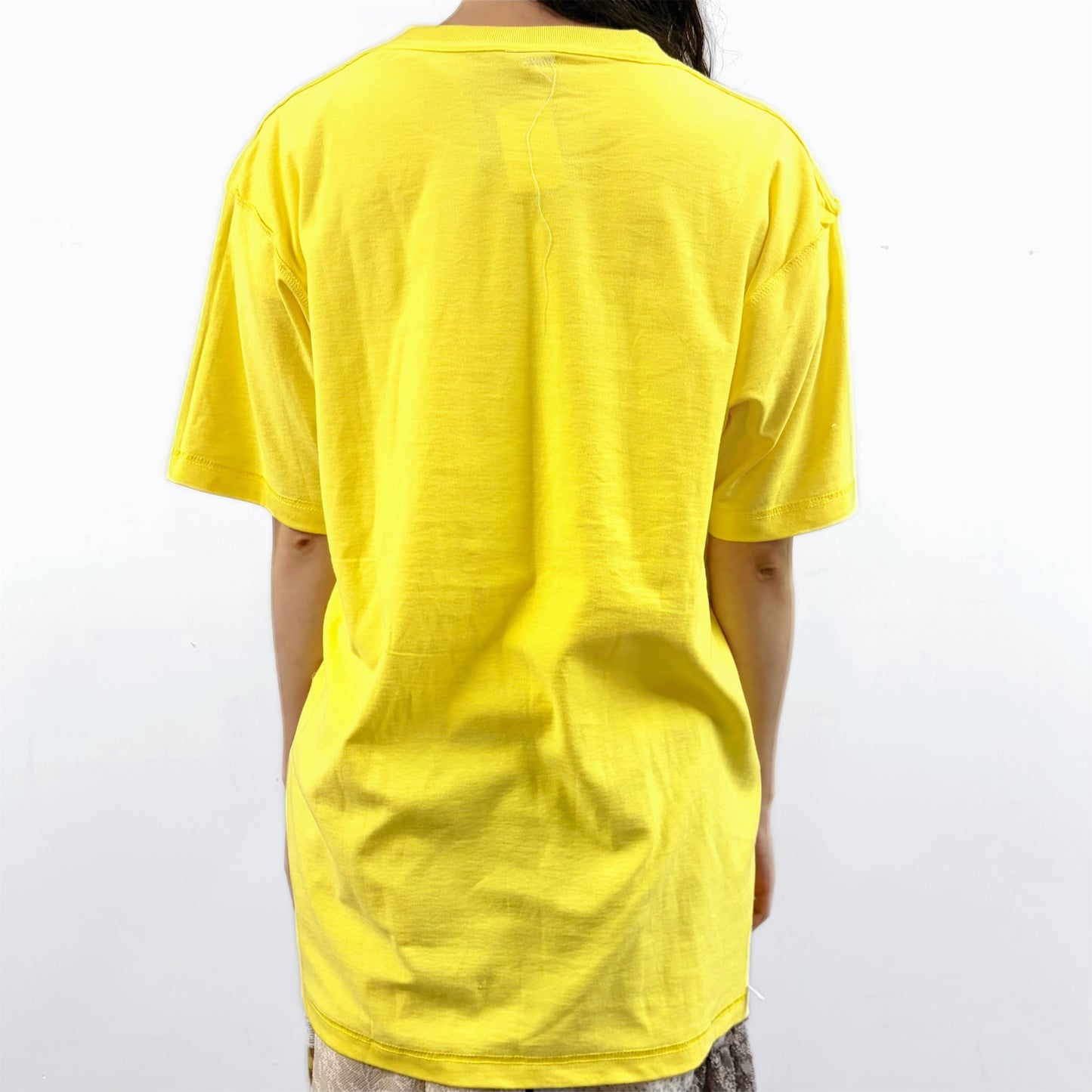 Patchwork T-shirts / Yellow / パッチワークTシャツ