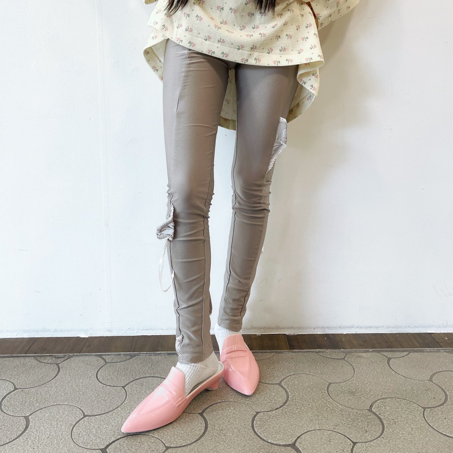 PANTY LEGGINGS / GRAY / ナイロンレギンス