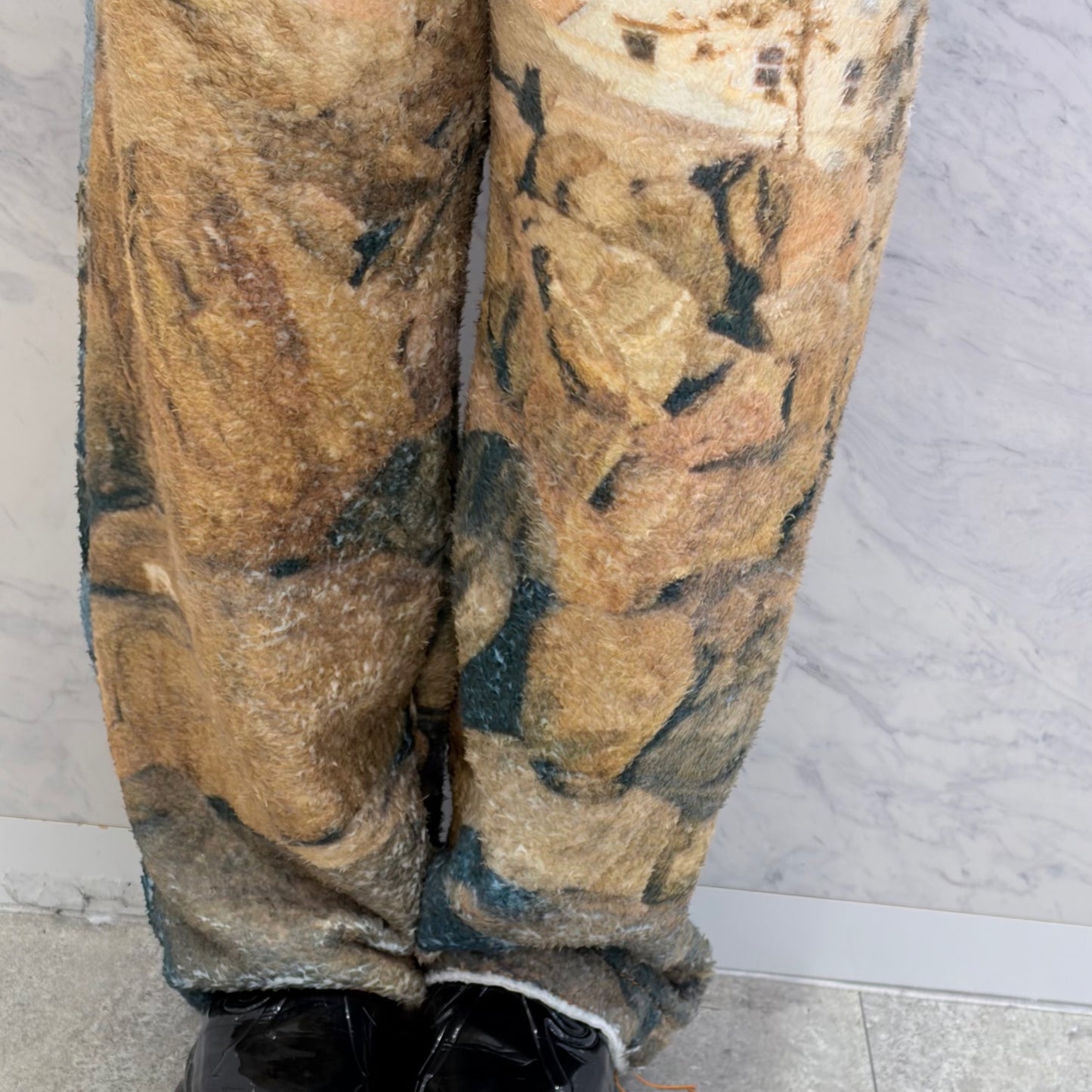 boa print pants / 風景 / ボアプリントパンツ