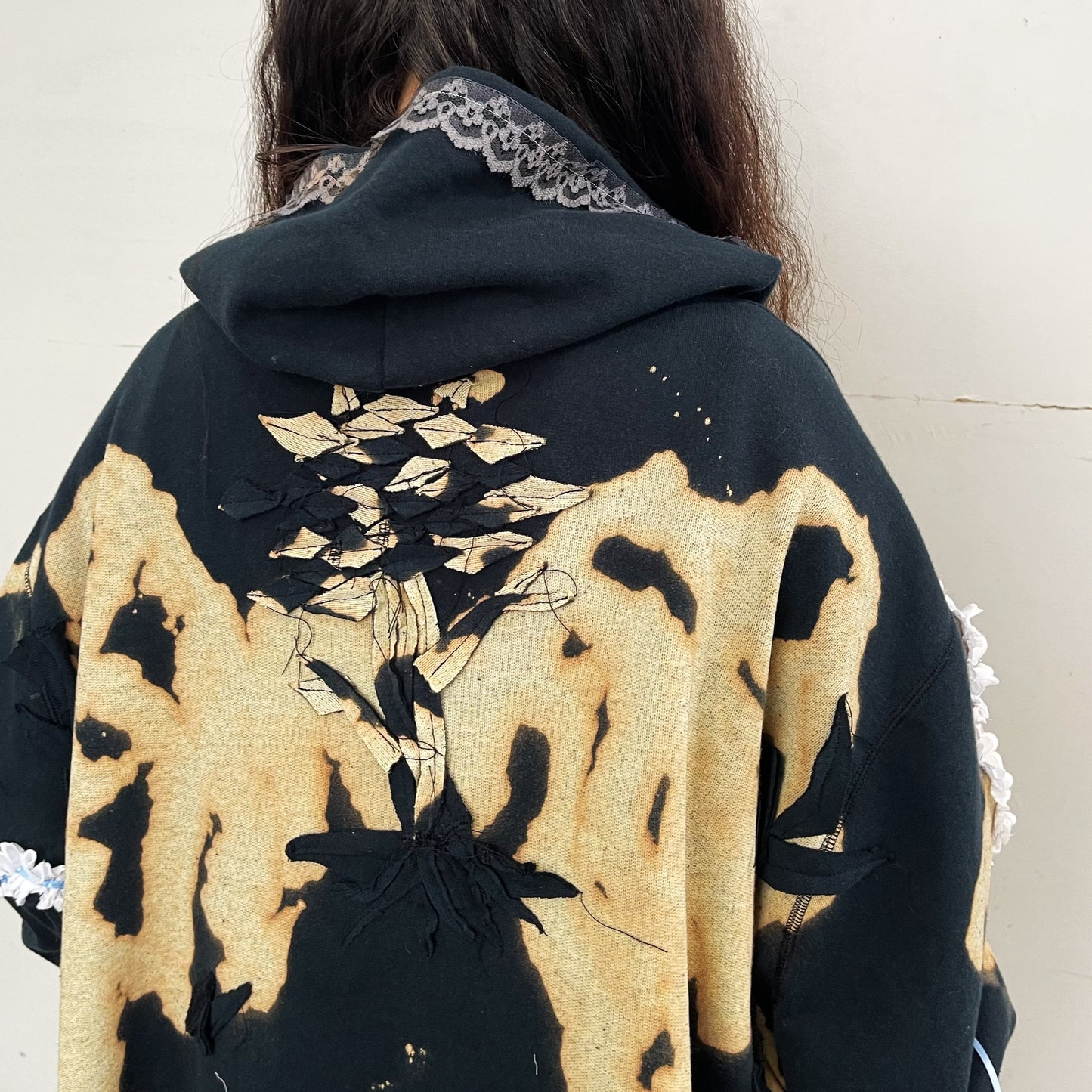 trust teji x TONII MONDO collabolation ★ Bond hoodie dye / Black / ボンドフーディー