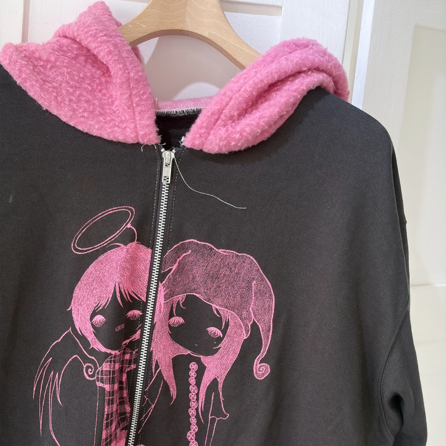 【Collabolation with Lee Haesun】Haesun Angels hoodie / Gray / グラフィックフーディー