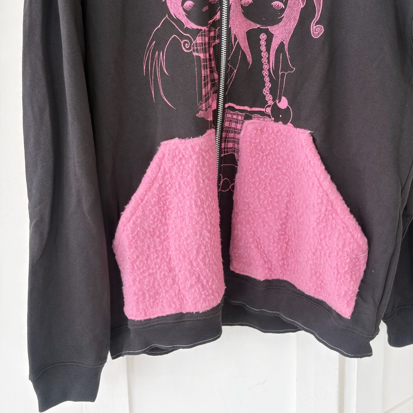 【Collabolation with Lee Haesun】Haesun Angels hoodie / Gray / グラフィックフーディー
