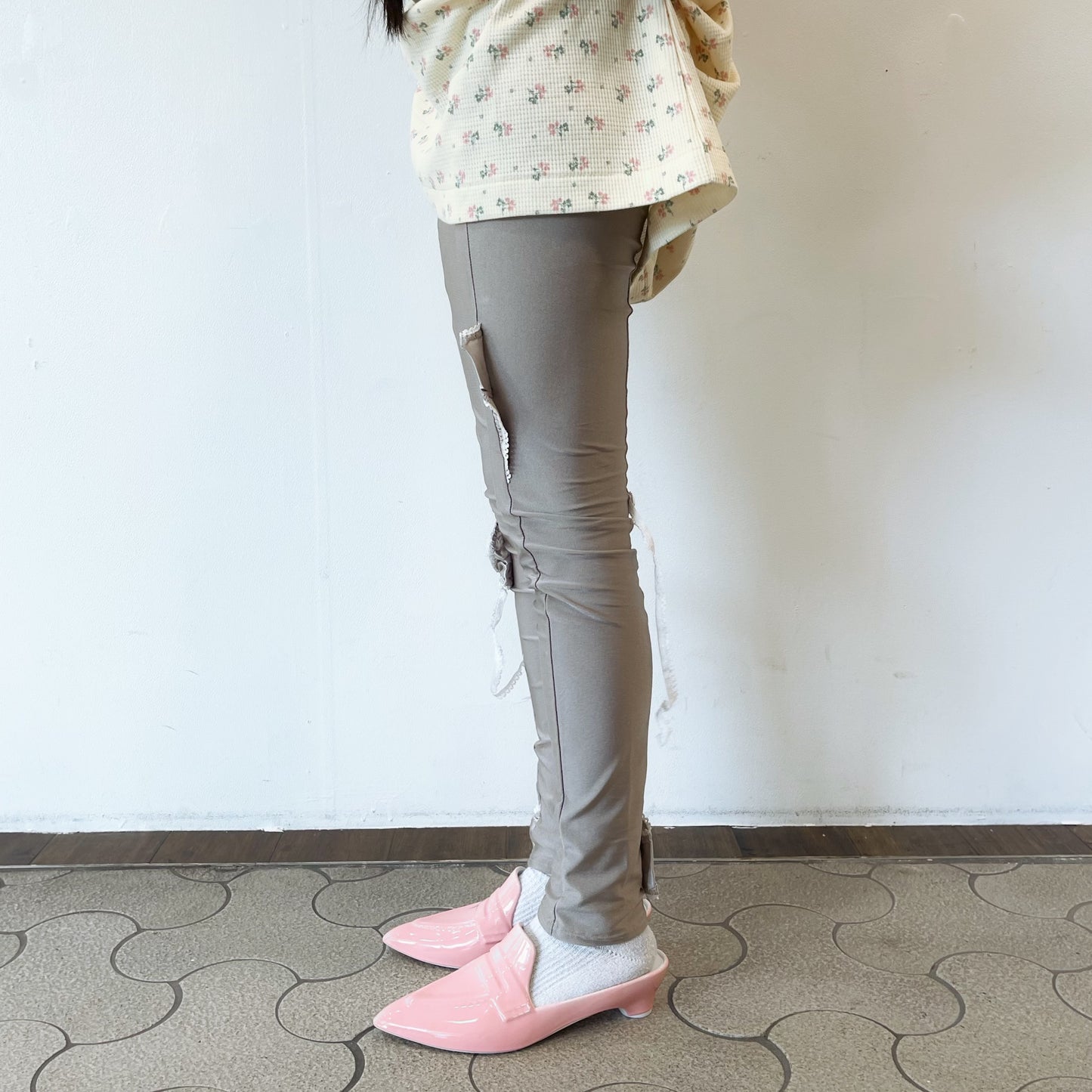 PANTY LEGGINGS / GRAY / ナイロンレギンス