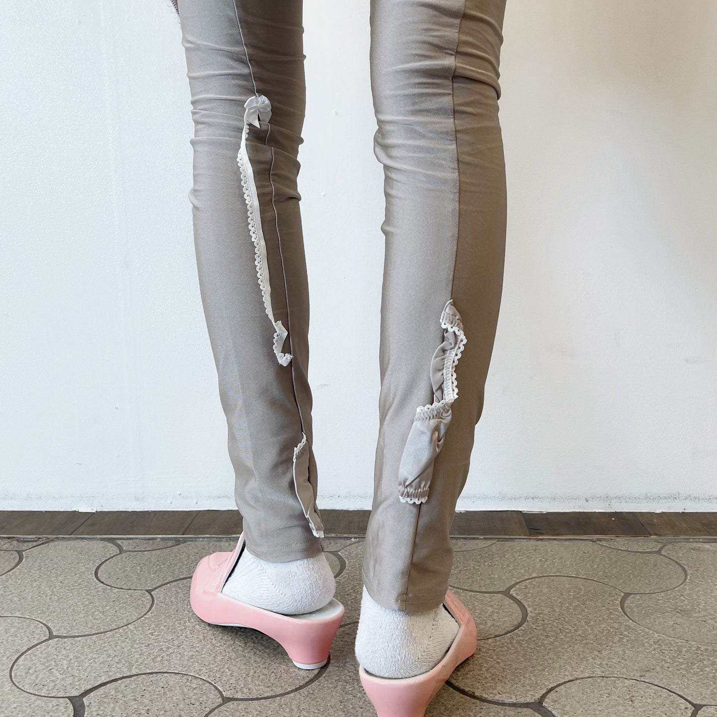 PANTY LEGGINGS / GRAY / ナイロンレギンス