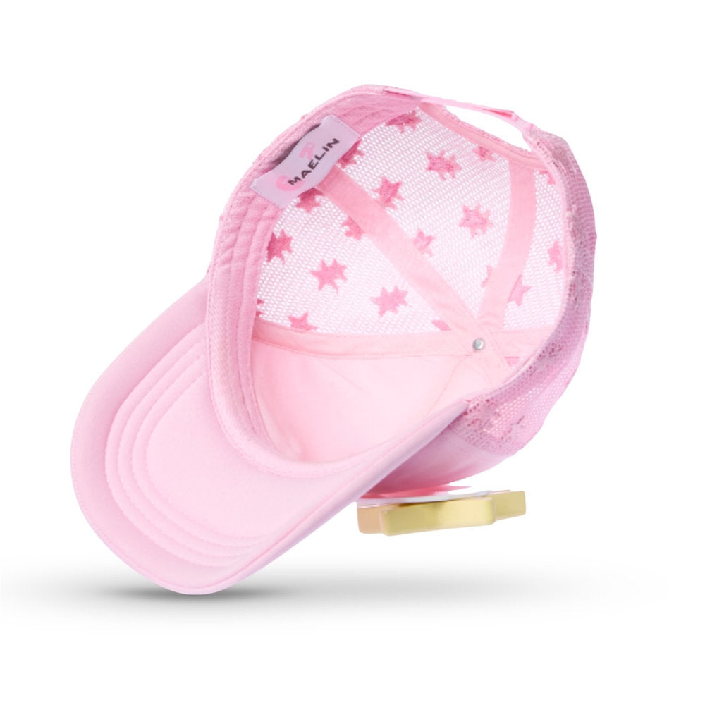 Star Medium Hair Clip Trucker Cap / Pink / スタークリップキャップ
