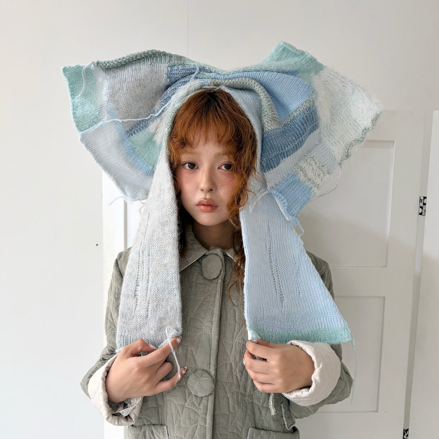 Death Ribbon / Blue / ヘッドピース
