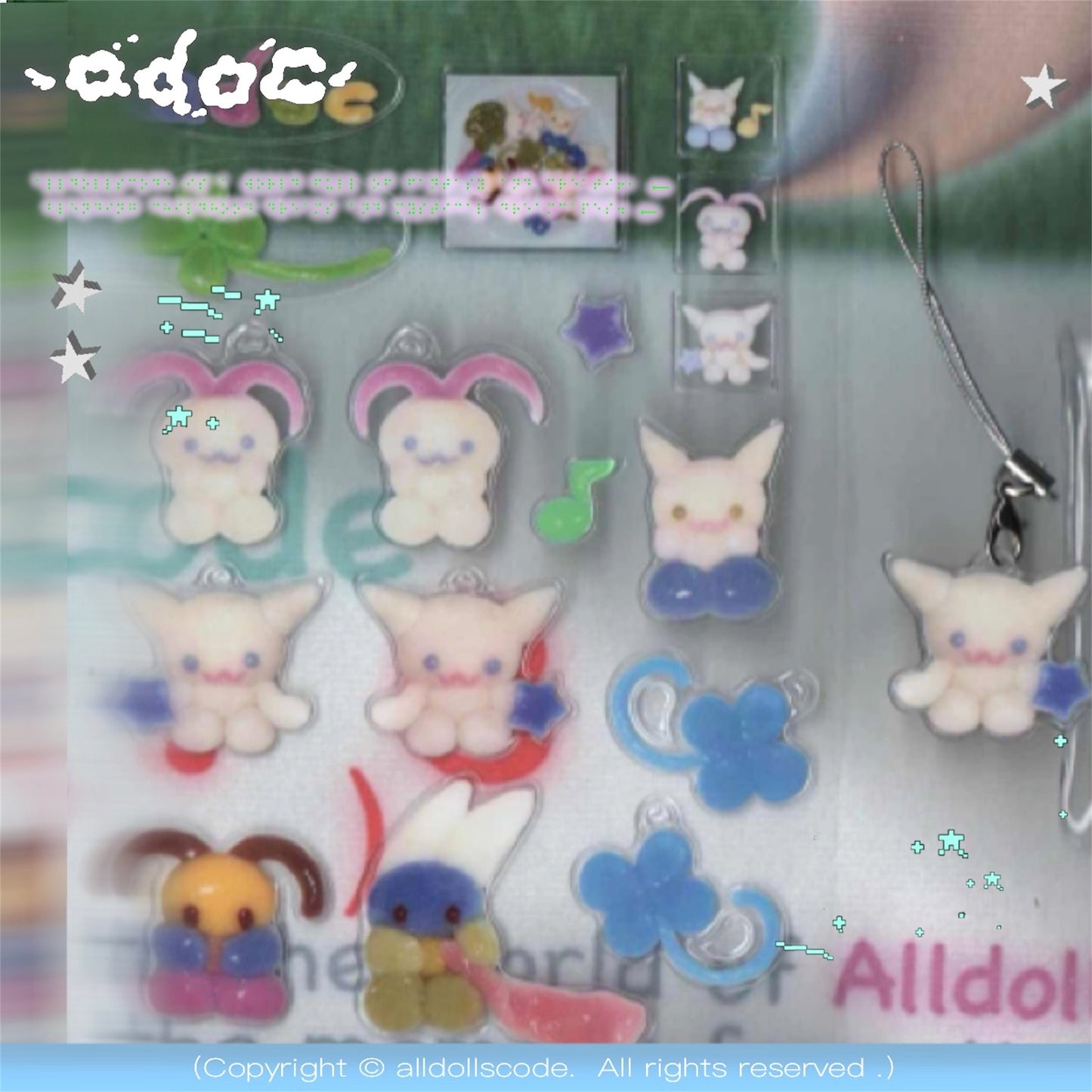 【alldollscode】sticker / ステッカー