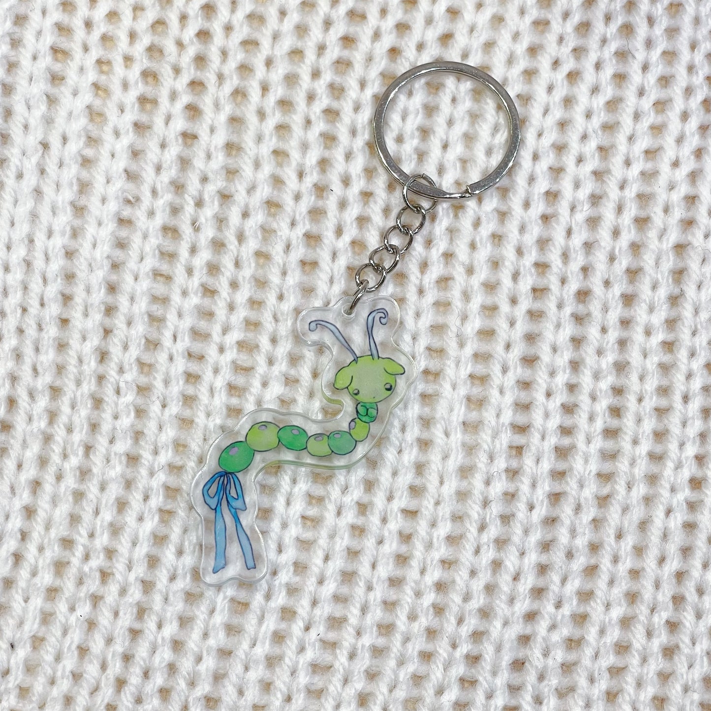 Caterpillar Acryl key + / アクリルキーホルダー