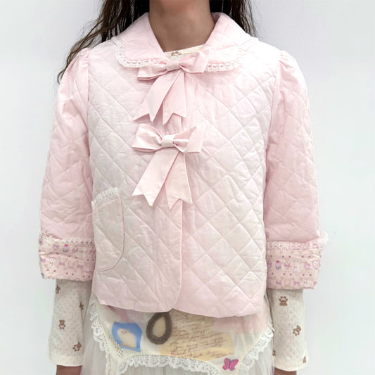 Eloise Quilted Jacket / Pink / キルティングジャケット