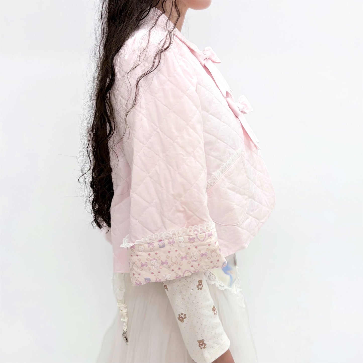 Eloise Quilted Jacket / Pink / キルティングジャケット