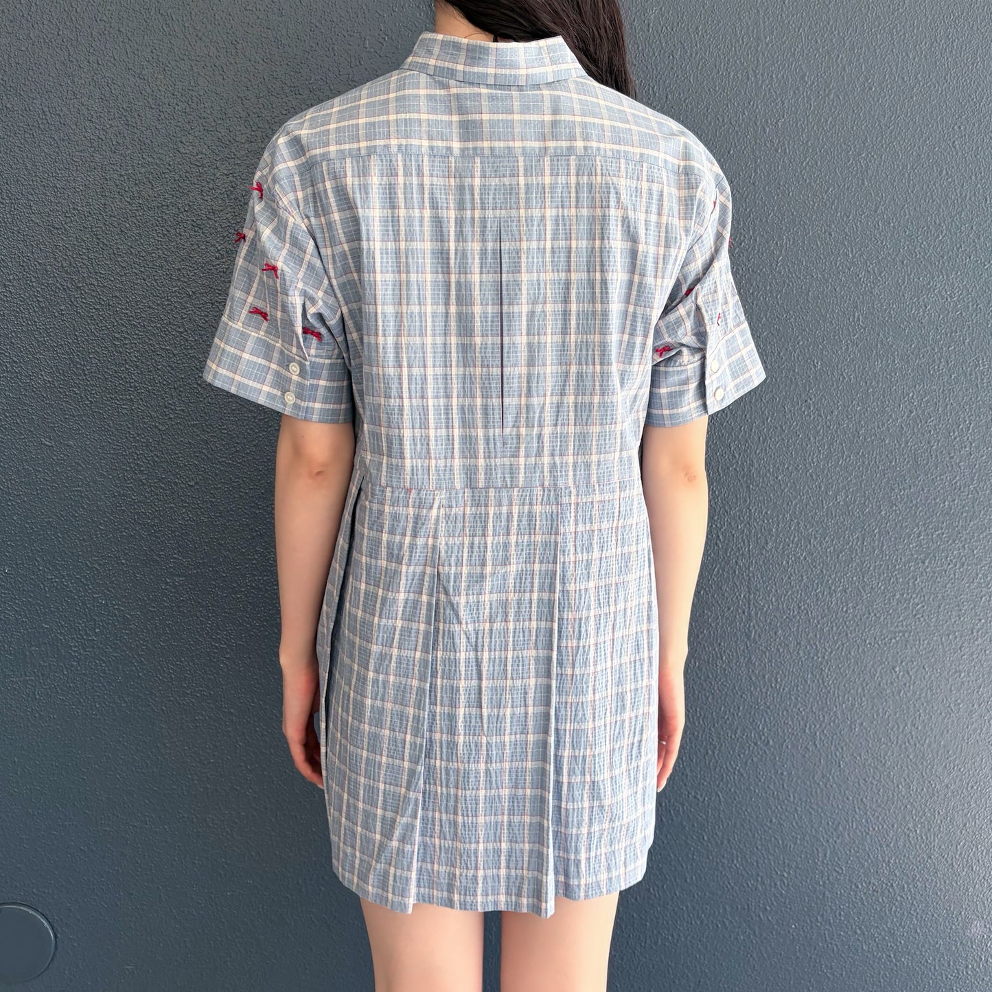 MINI RIBBON DRESS / BLUE / ミニリボンドレス