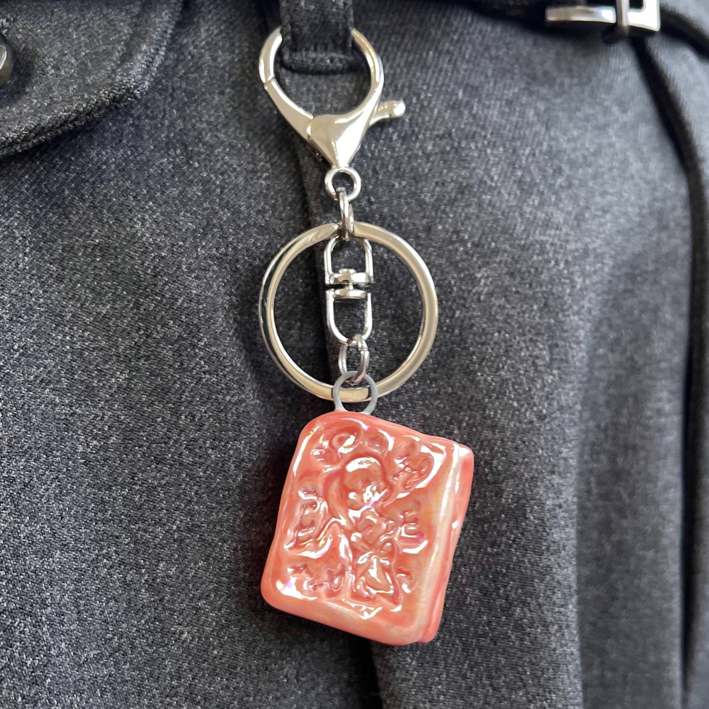 【SHEEP Limited】SHEEP book keychain / Pearl Pink / シープブックキーホルダー