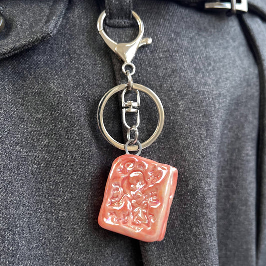 【SHEEP Limited】SHEEP book keychain / Pearl Pink / シープブックキーホルダー