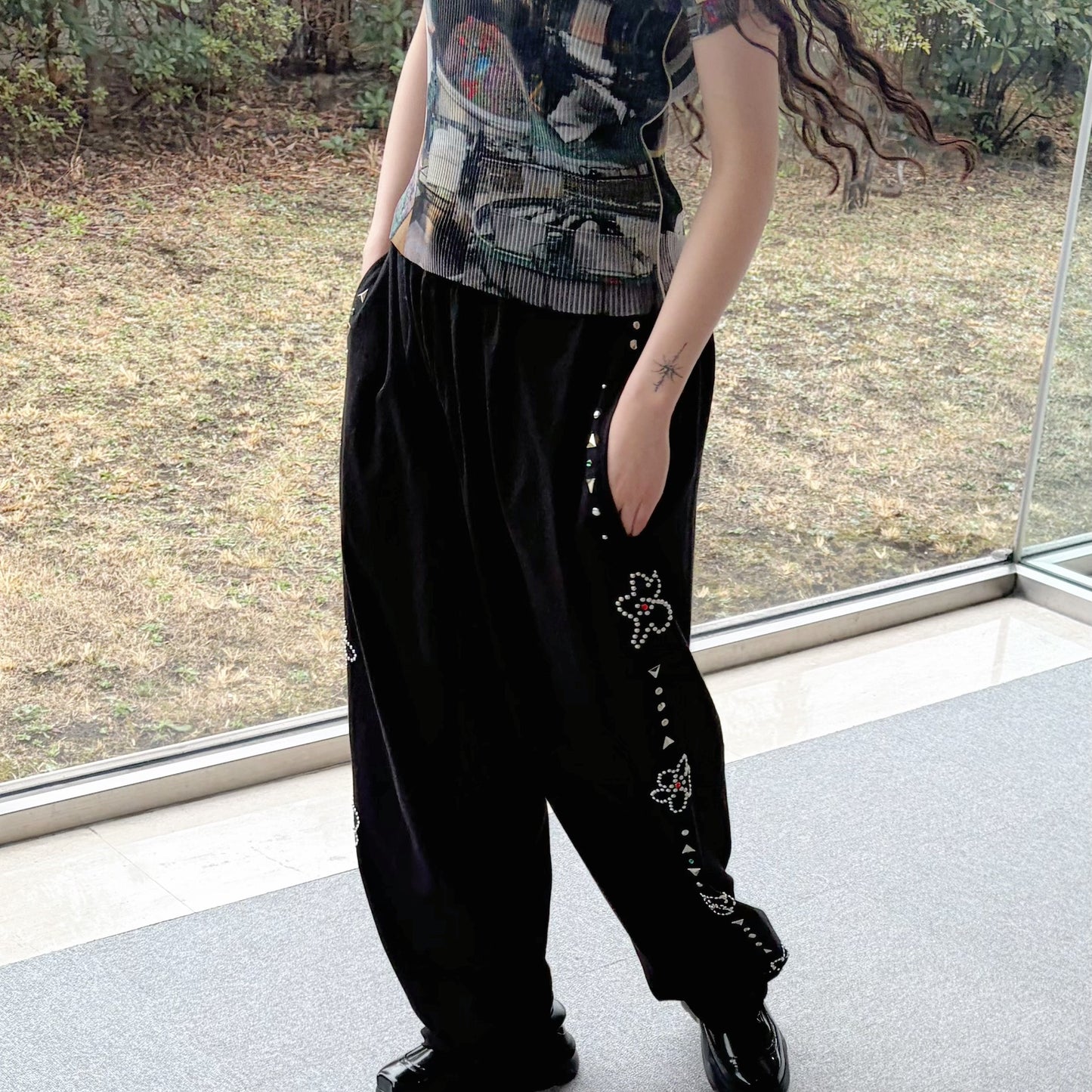 SHEER GRAPHIC TOP / FACTORY TOUR / シアーグラフィックトップ