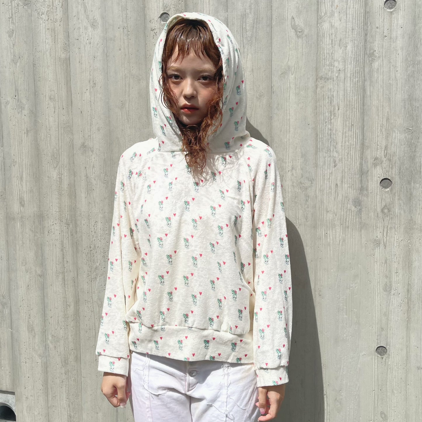 pajama hoodie / Cream / パジャマフーディー