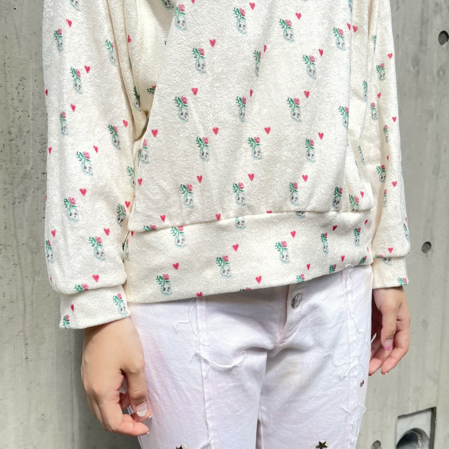 pajama hoodie / Cream / パジャマフーディー