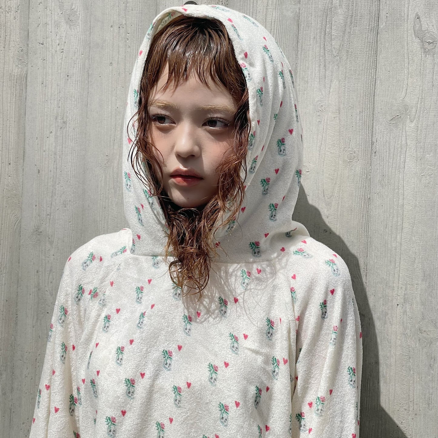 pajama hoodie / Cream / パジャマフーディー