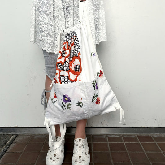 TABLECLOTH drawstring backpack / テーブルクロスバックパック