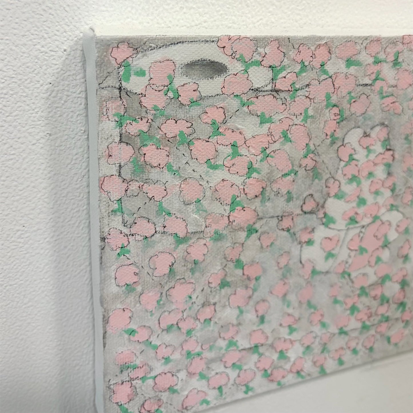 tissue rabbit painting / ペインティング