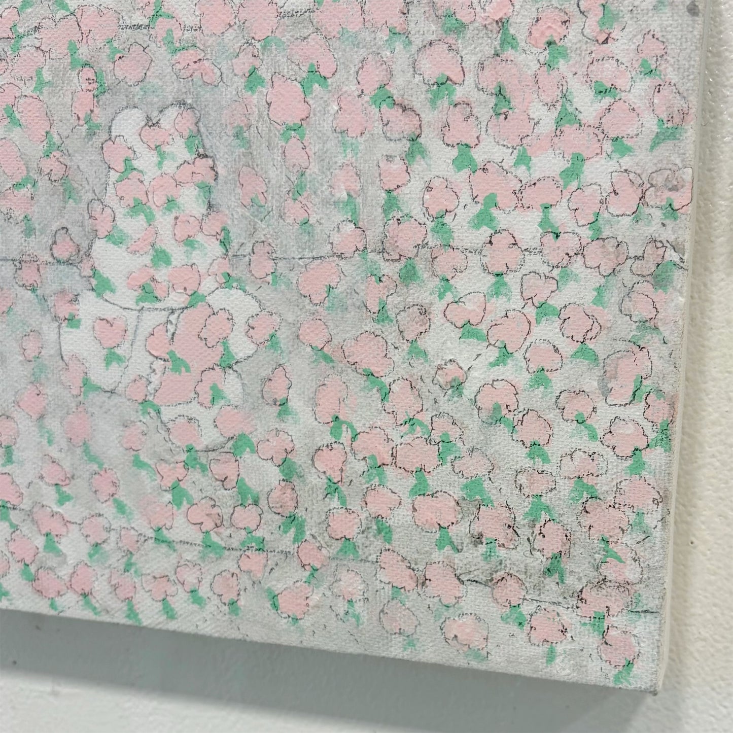 tissue rabbit painting / ペインティング